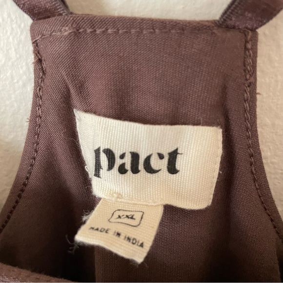 Pact Organic The Studio Athleisure Dress in Brown Carob XXL - Picture 10 of 12